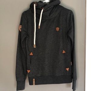 Naketano, S, grey hoodie, GREAT CONDITION
